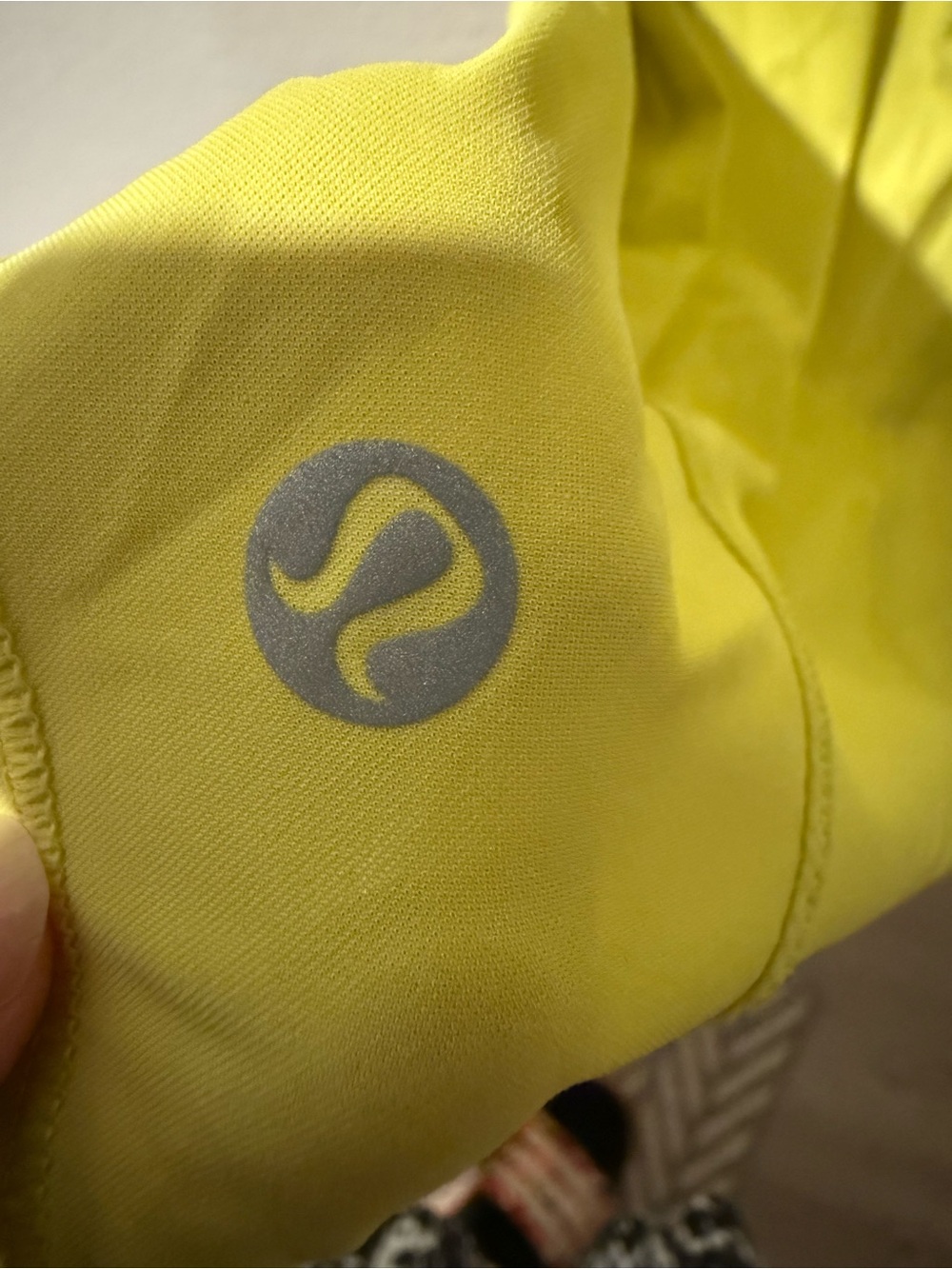 Lululemon Neon Yellow Sleeveless Active Tank Top - Picture 3 of 3